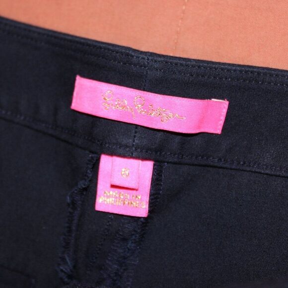 Lilly Pulitzer Dark Blue Low-Rise Skinny Jeans   Women's Size 6 - Picture 12 of 15